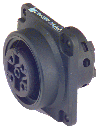 Philippi Flange socket 4+PE