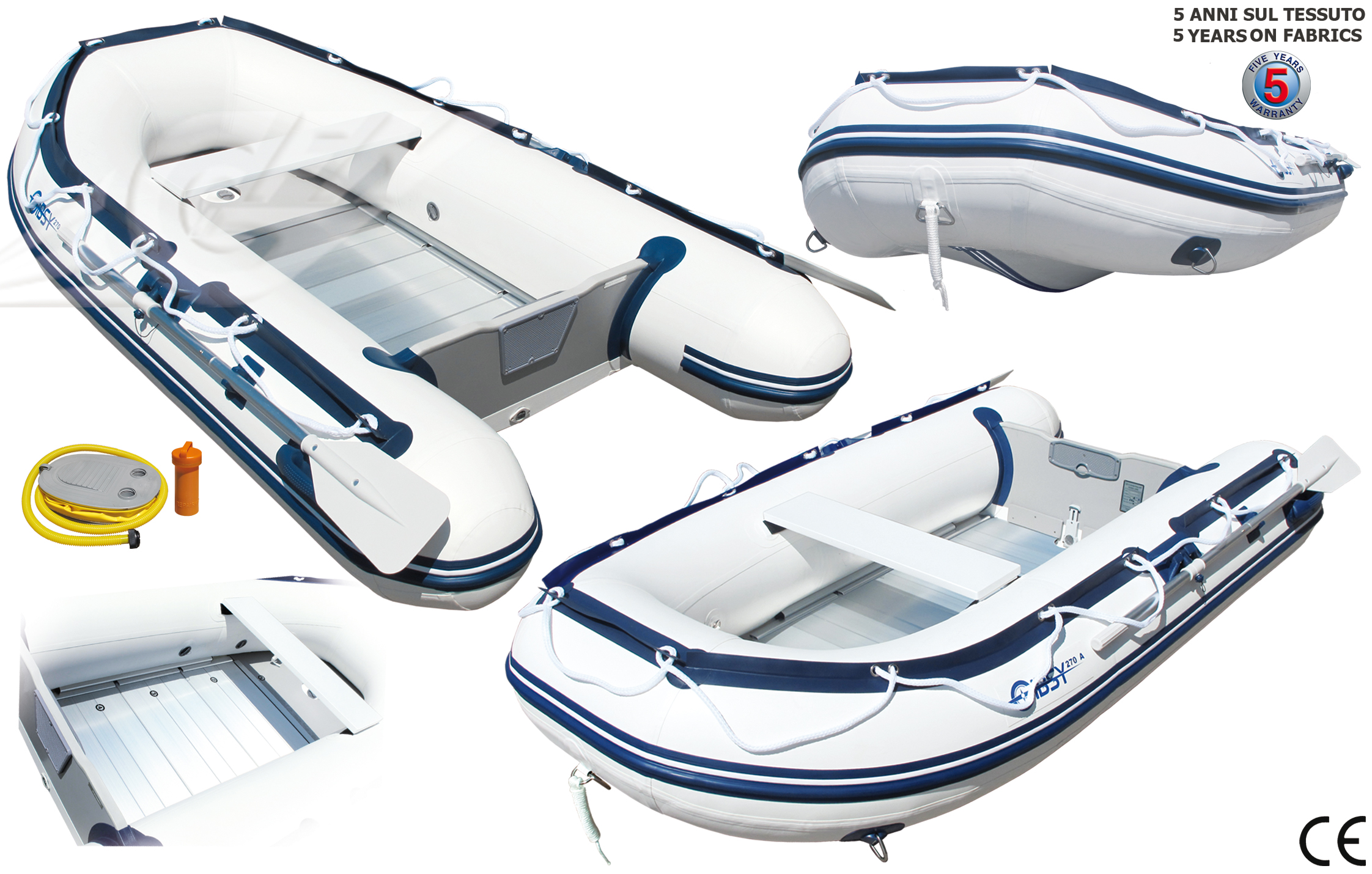 GFN BATTELLO GIBSY 270 " A " INFLATABLE BOAT