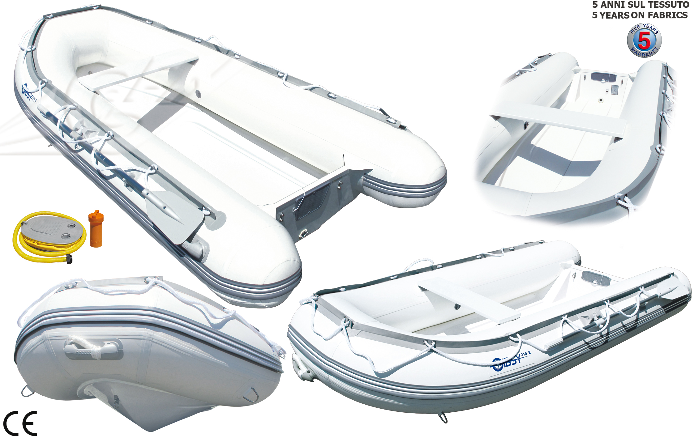 GFN BATTELLO GIBSY 220 " E " INFLATABLE BOAT