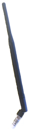 C-Pod GSM Antenna, 90° joint. Quadband 4 dBi gain