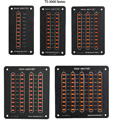 TS-3004 Four Tank Sentry System - 3-1/2" Wide x 4-1/8" High Panel
