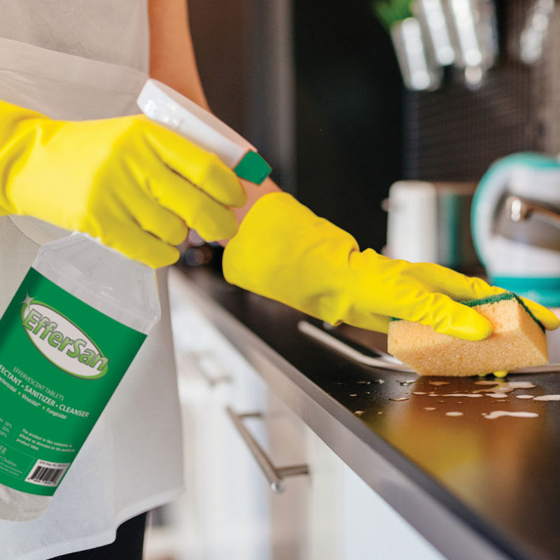 EFFERSAN EFFERVESENT WASTEWATER DISINFECTANT AND SANITIZER-100 TABLET