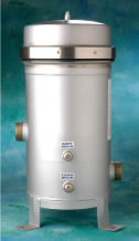 HFF-4304L 304L Stainless Steel Hi Flow Flow Water Filter System with Taste Odor Charcoal/ Filtration-- Rated for 2 psi pressure drop across filter @ 8 GPM.