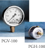 PGV-100 PRESSURE GAUGE, OIL FILLED, VERTICAL