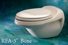 RFA-BDT-3 ROYAL FLUSH AERO WALL HUNG BIDET - BONE W/ CHROME HARDWARE