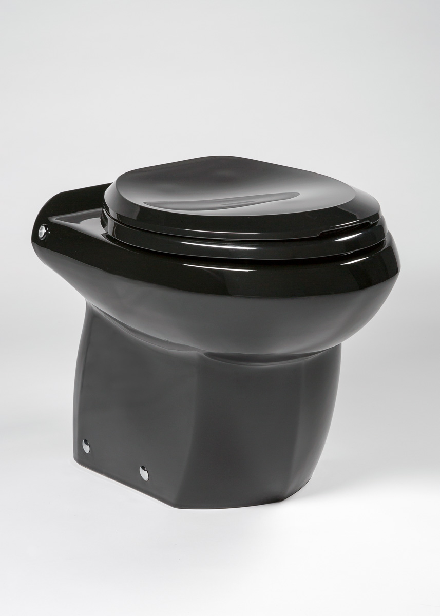 RFB-7 ROYAL FLUSH BRAVO TOILET - THUNDER GREY W/ CHROME TRIM