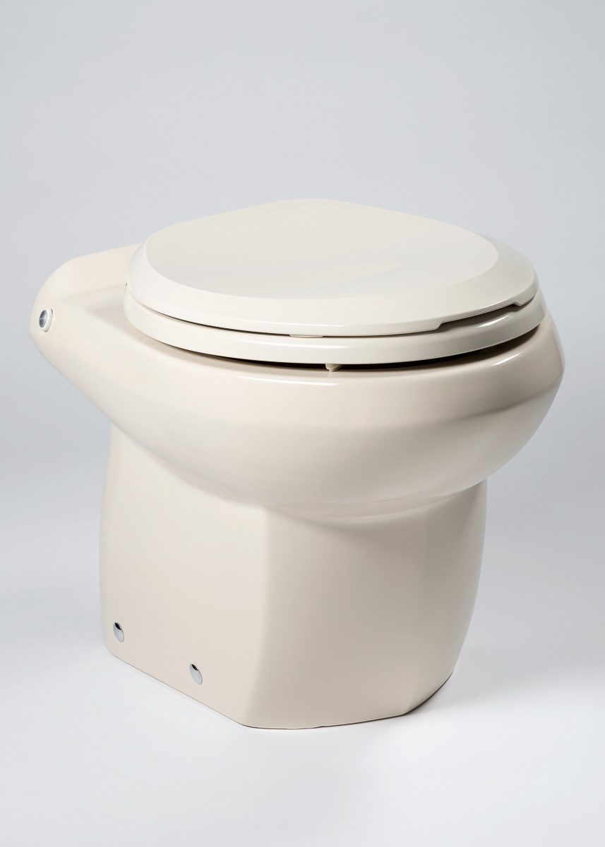 RFB-5 ROYAL FLUSH BRAVO TOILET -SAND W/ CHROME TRIM